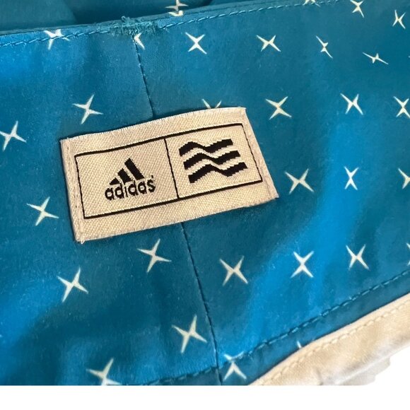 Adidas Adizero Blue Retro Techwear Sporty Chic Athletic Short Short Size 6 - Picture 2 of 13